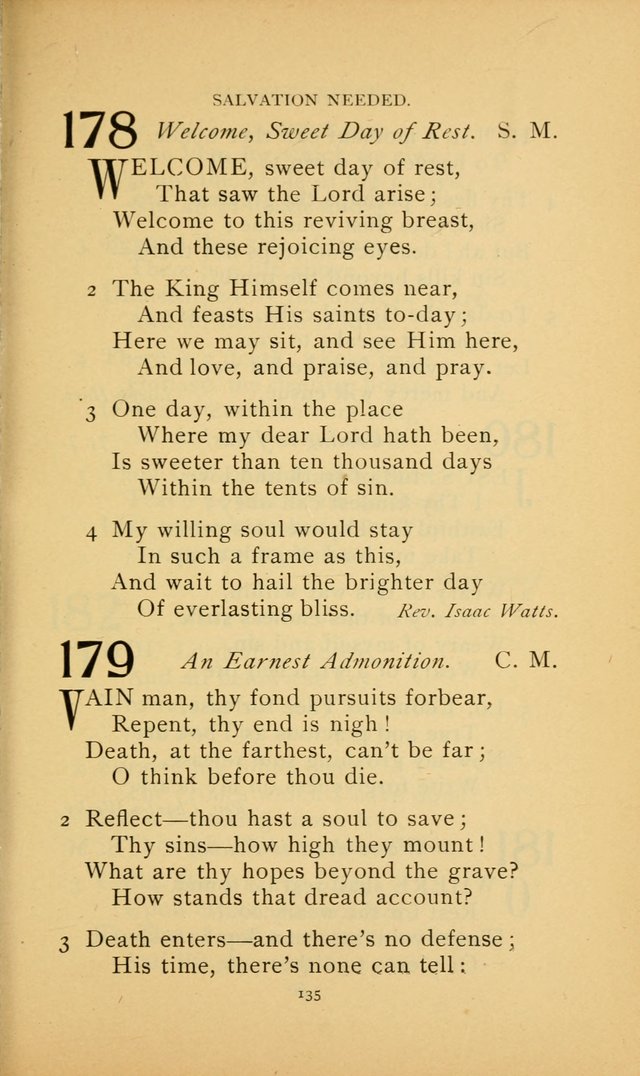 Hymn Book of the United Evangelical Church page 135