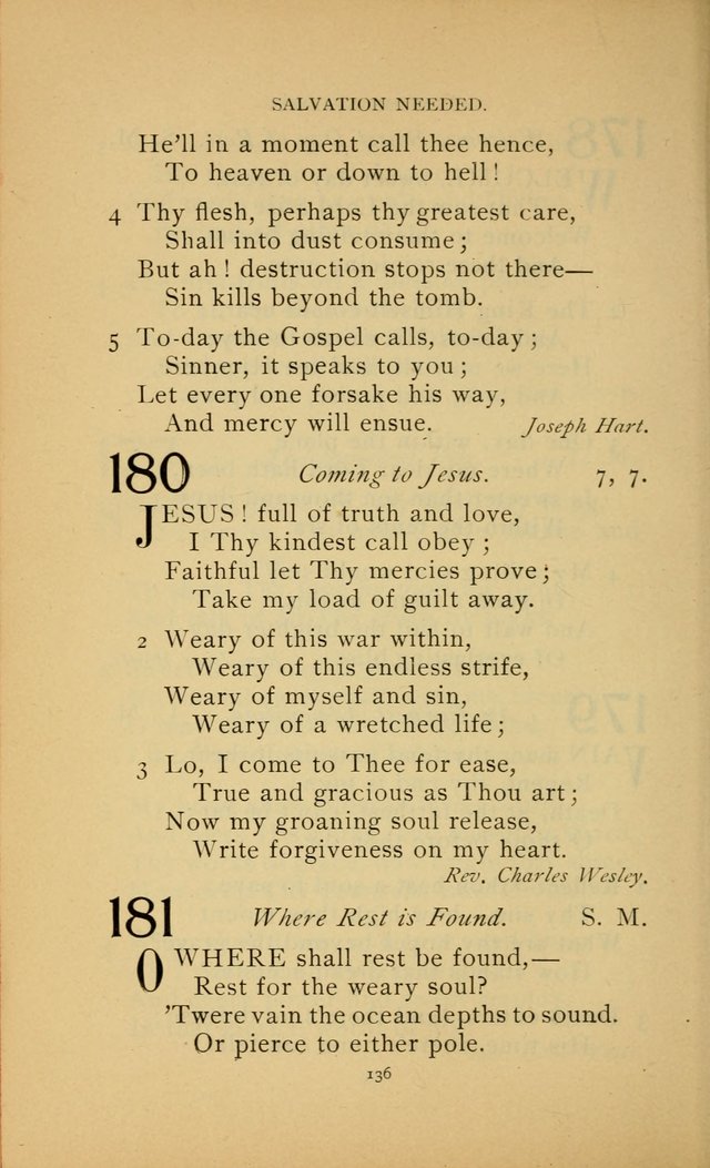 Hymn Book of the United Evangelical Church page 136