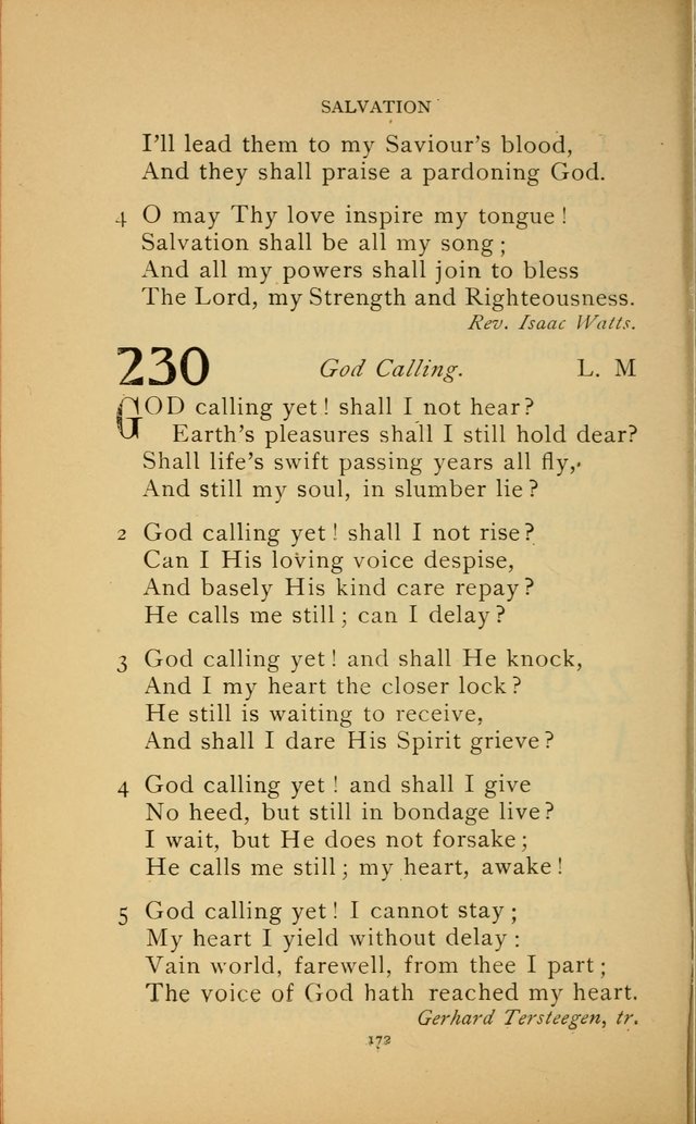 Hymn Book of the United Evangelical Church page 172