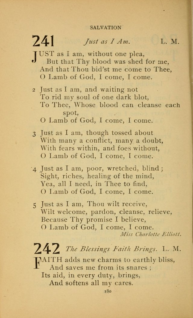 Hymn Book of the United Evangelical Church page 180