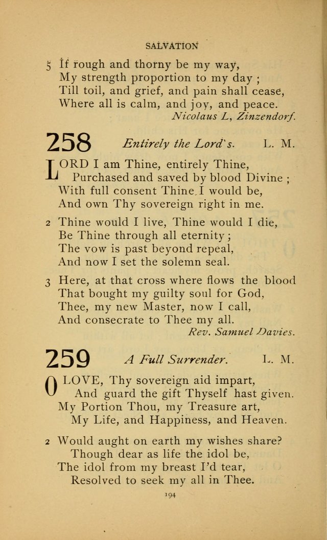 Hymn Book of the United Evangelical Church page 194