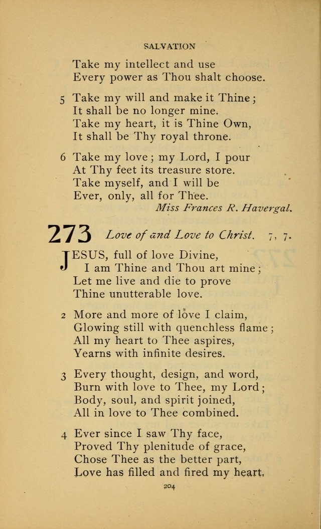 Hymn Book of the United Evangelical Church page 204