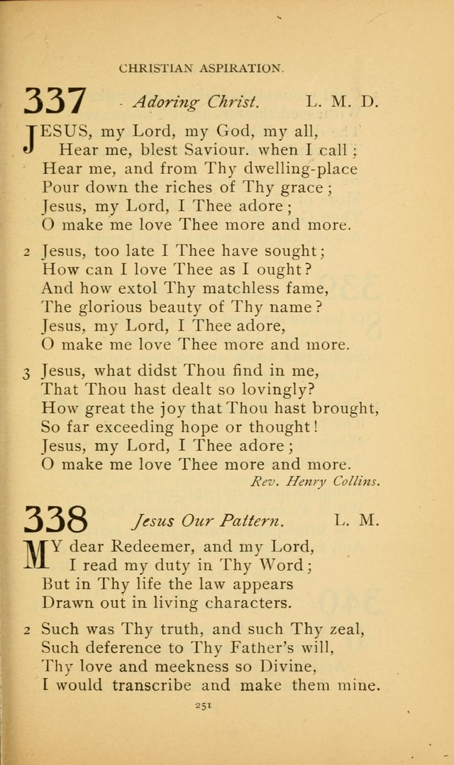 Hymn Book of the United Evangelical Church page 251