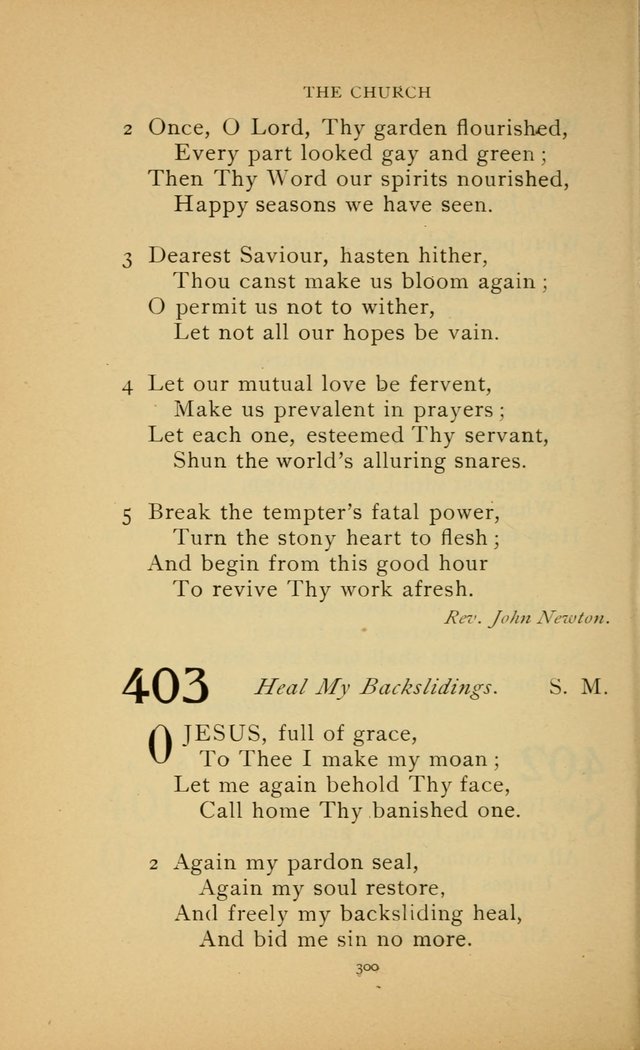 Hymn Book of the United Evangelical Church page 300