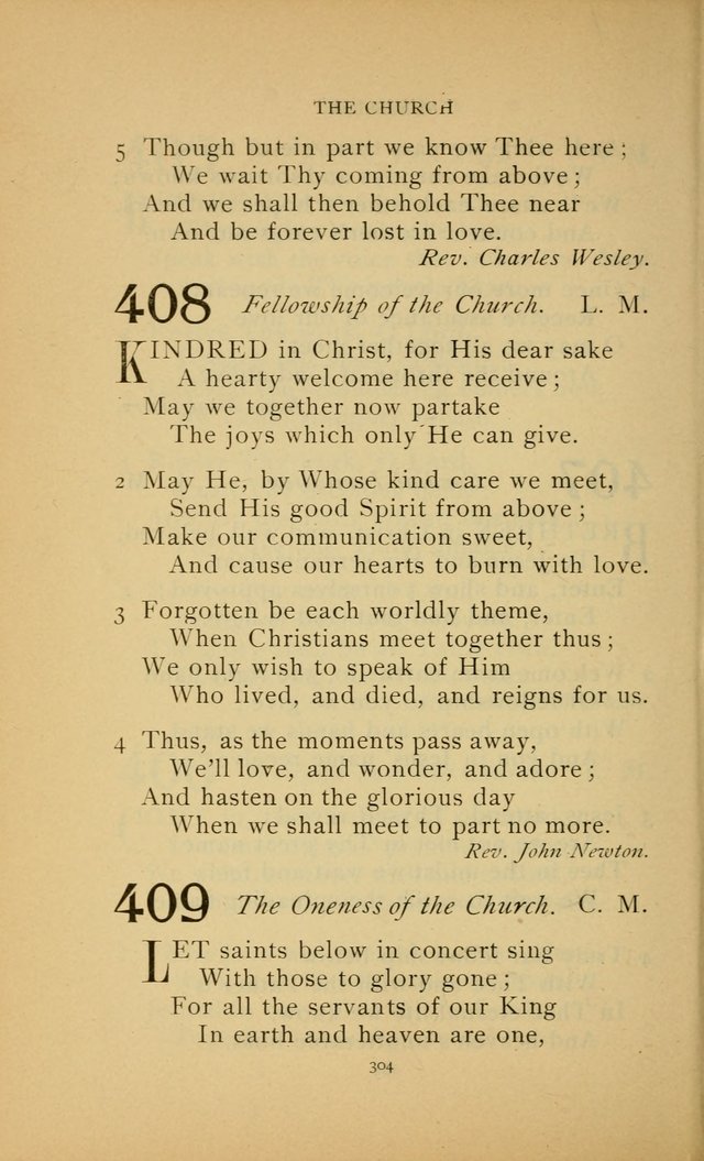 Hymn Book of the United Evangelical Church page 304