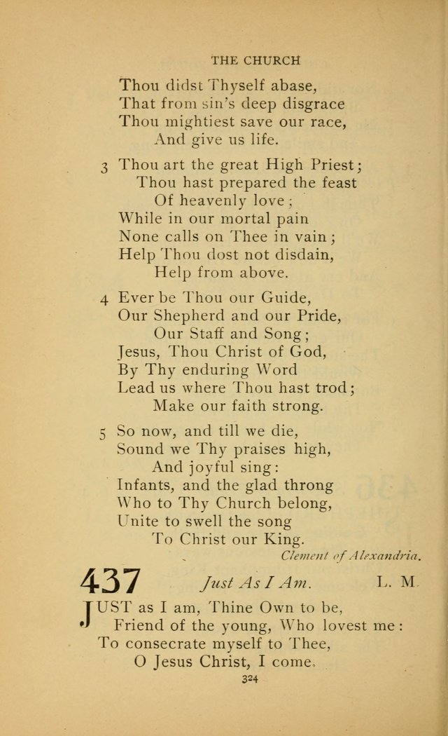 Hymn Book of the United Evangelical Church page 324