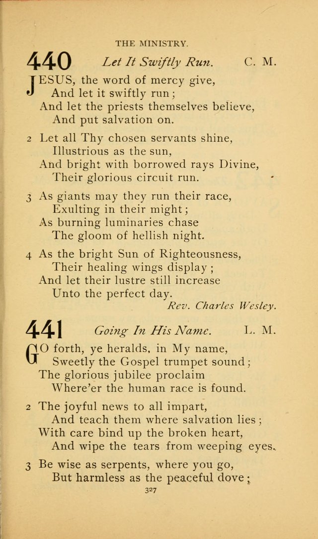Hymn Book of the United Evangelical Church page 327