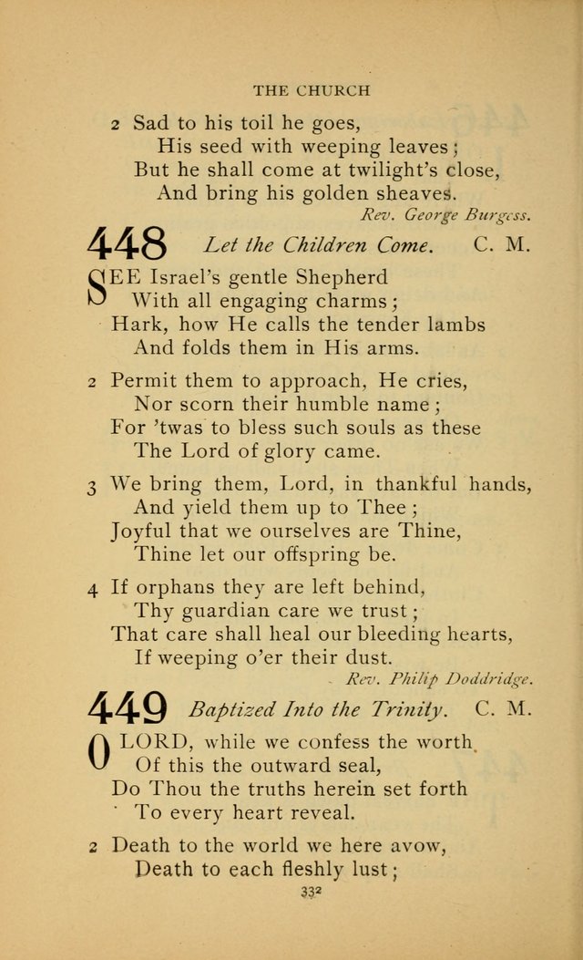 Hymn Book of the United Evangelical Church page 332