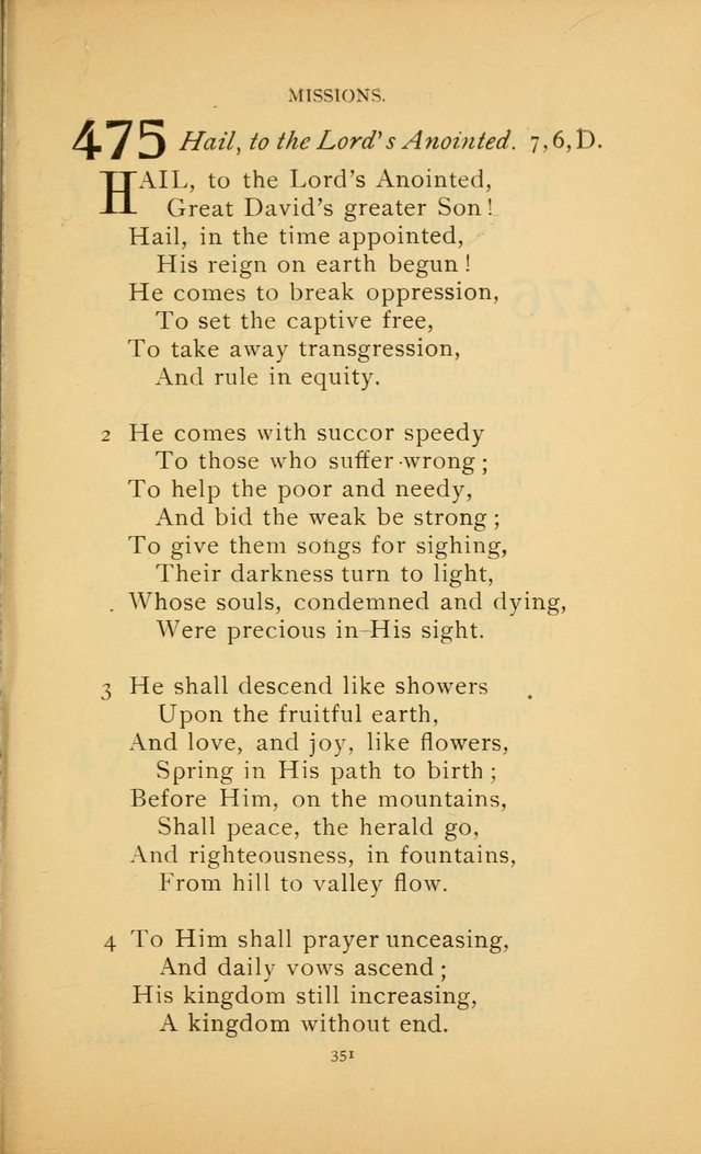 Hymn Book of the United Evangelical Church page 351