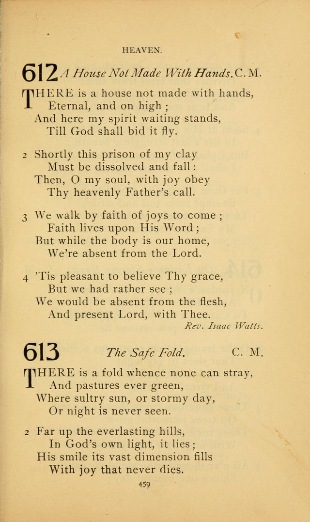 Hymn Book of the United Evangelical Church page 459