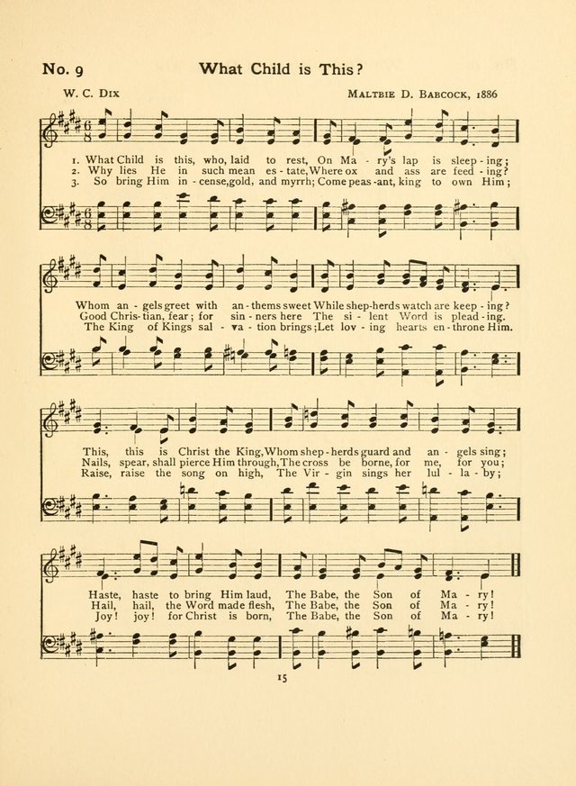 Hymns and Carols page 15