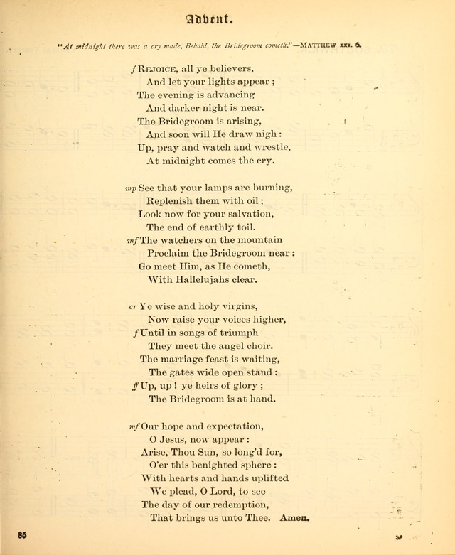 The Hymnal Companion to the Book of Common Prayer with accompanying tunes (3rd ed., rev. and enl.) page 85