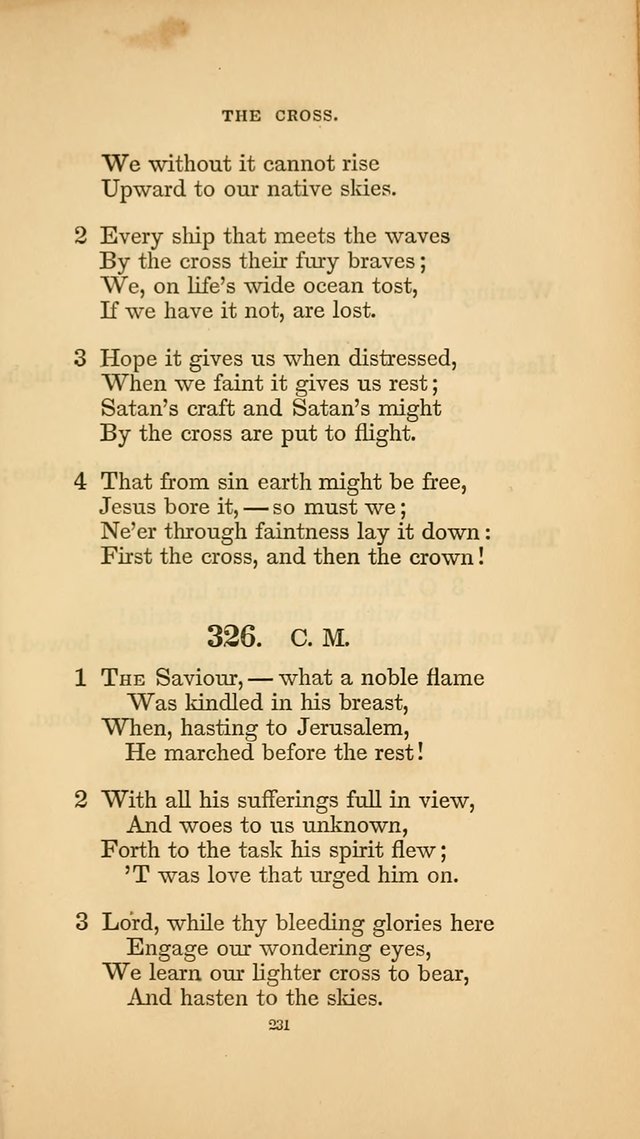 Hymns for the Church of Christ. (6th thousand) page 231