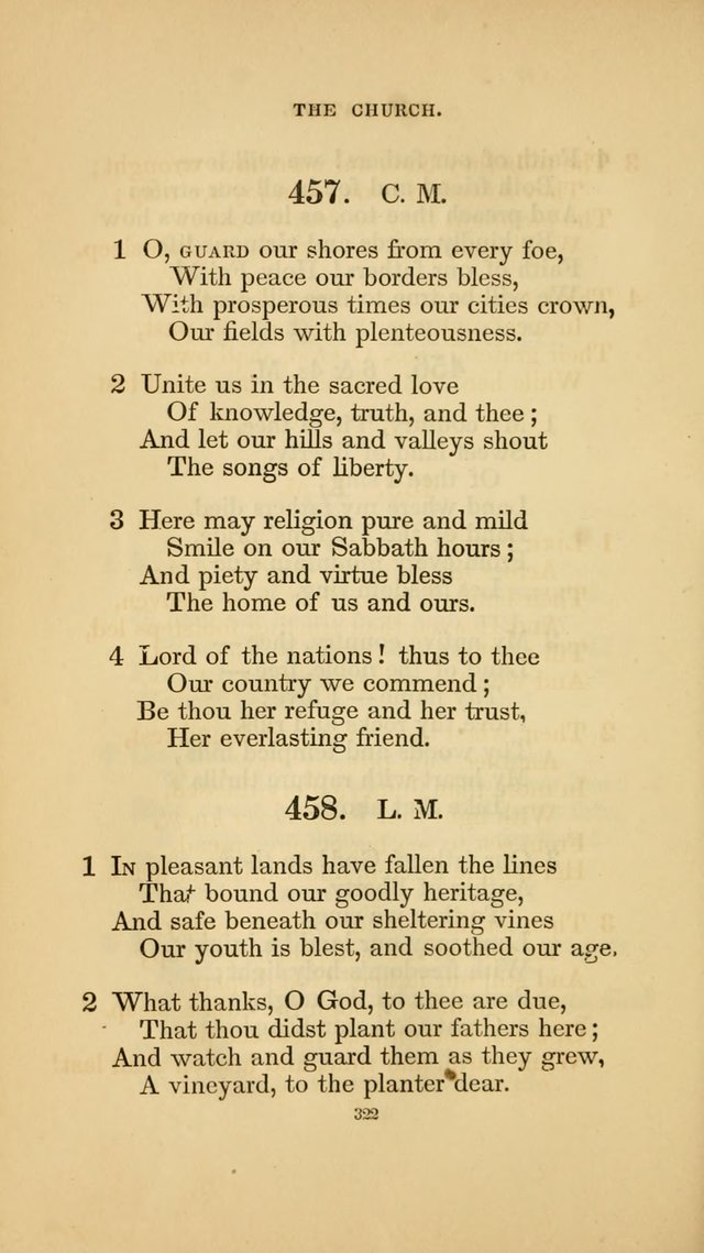 Hymns for the Church of Christ. (6th thousand) page 322