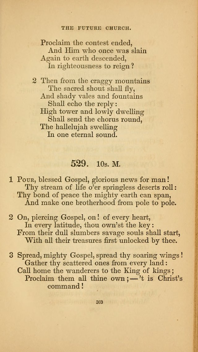 Hymns for the Church of Christ. (6th thousand) page 369