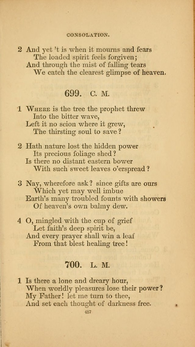 Hymns for the Church of Christ. (6th thousand) page 487