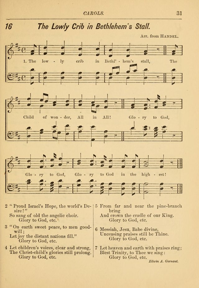 Hymns and Carols for Church and Sunday-school page 38