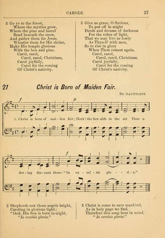 Hymns and Carols for Church and Sunday-school page 44