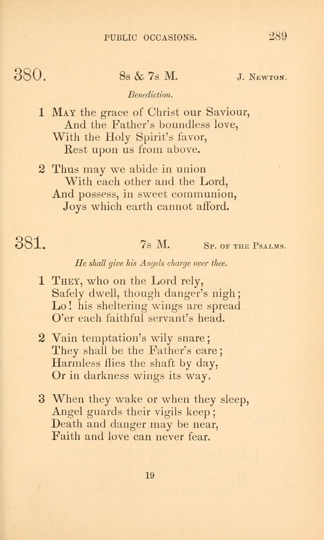 Hymns for the Christian Church, for the Use of the First Church of Christ in Boston page 314