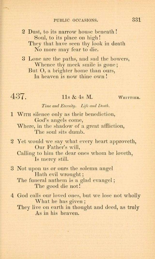 Hymns for the Christian Church, for the Use of the First Church of Christ in Boston page 356
