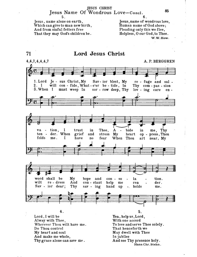 Hymnal for Church and Home page 106