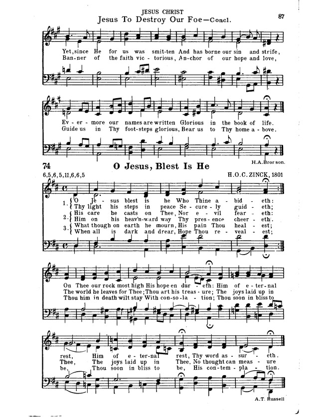 Hymnal for Church and Home page 108