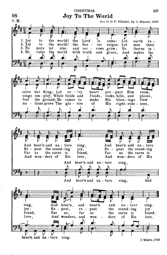 Hymnal for Church and Home page 128