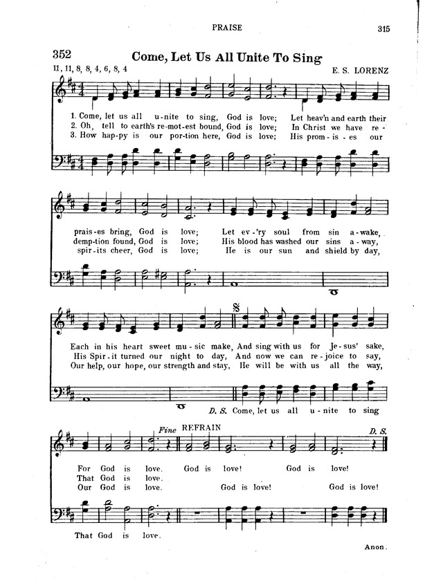 Hymnal for Church and Home page 336