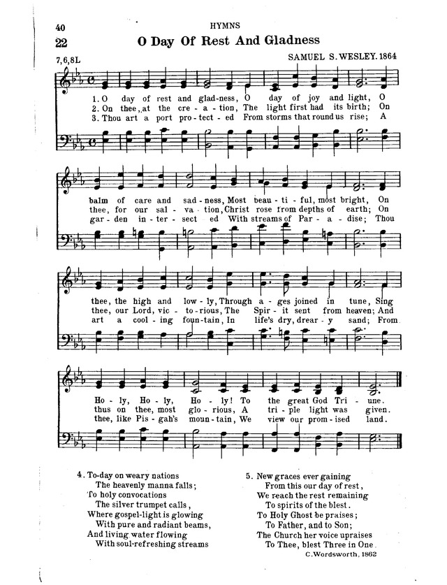 Hymnal for Church and Home page 61