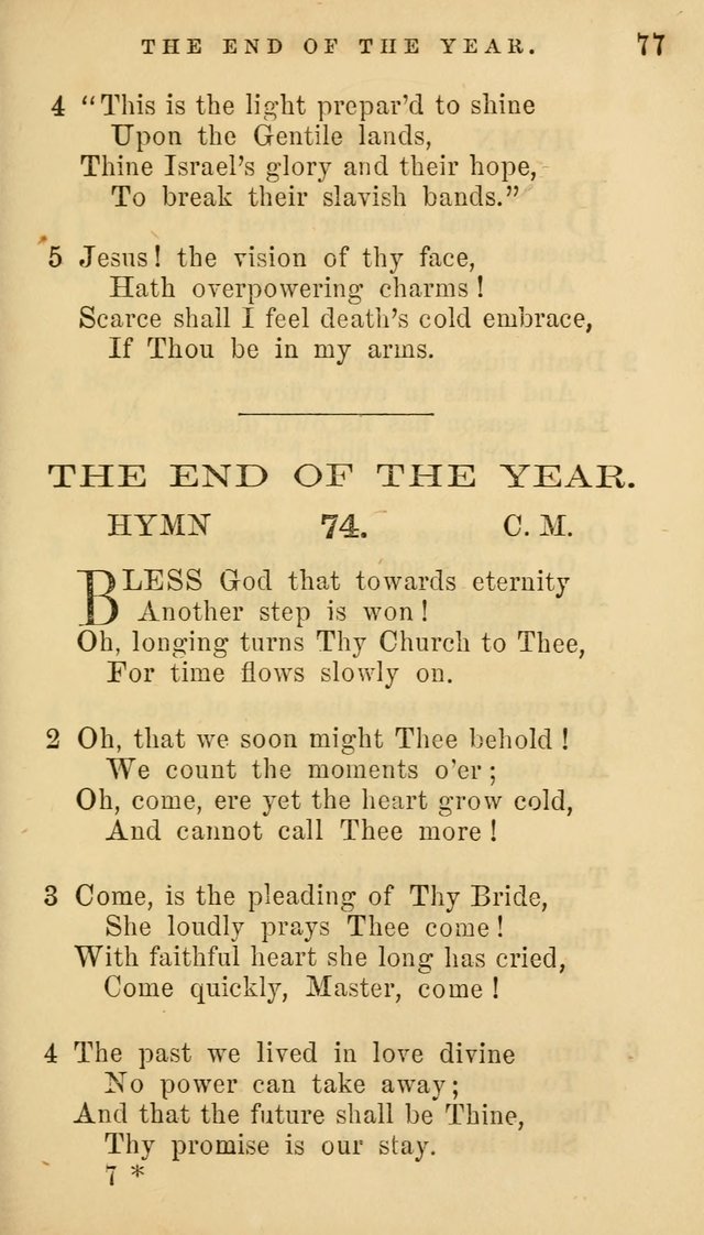 Hymns for Church and Home page 77