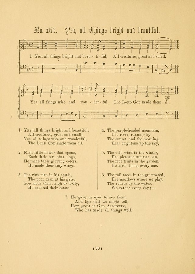 Hymns for Children (2nd ed.) page 38
