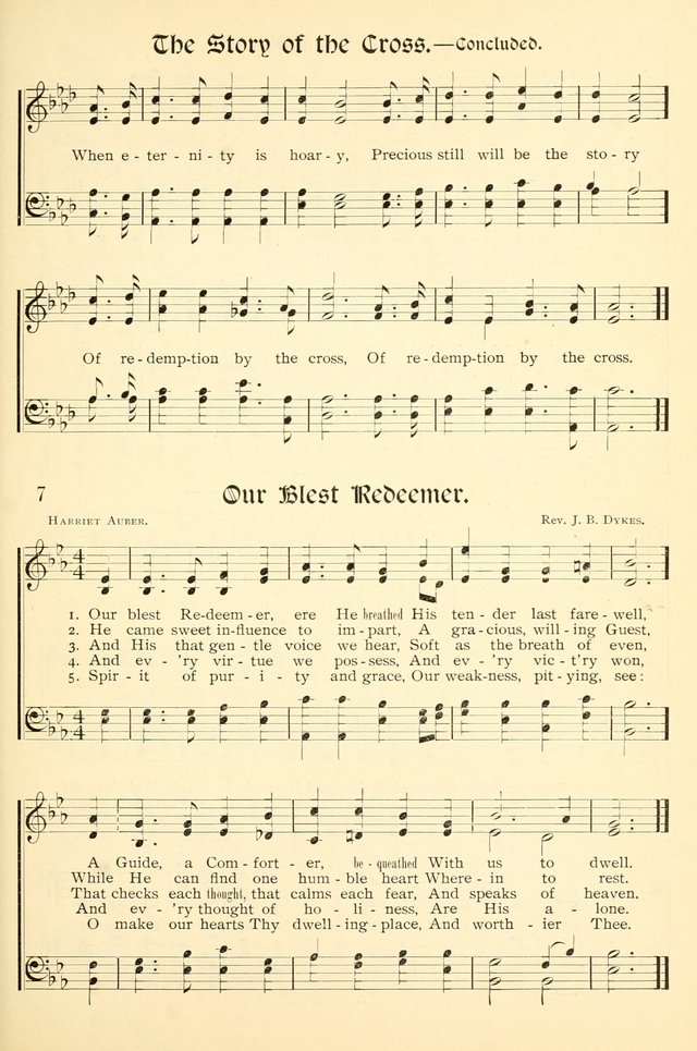 Hymns of the Christian Life. No. 3: for church worship, conventions, evangelistic services, prayer meetings, missionary meetings, revival services, rescue mission work and Sunday schools page 7