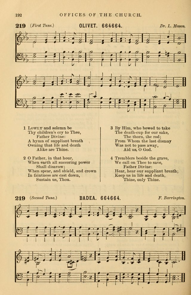 Hymnal Companion to the Prayer Book: suited to the special seasons of the Christian year, and other occasions of public worship, as well as for use in the Sunday-school...With accompanying tunes page 193