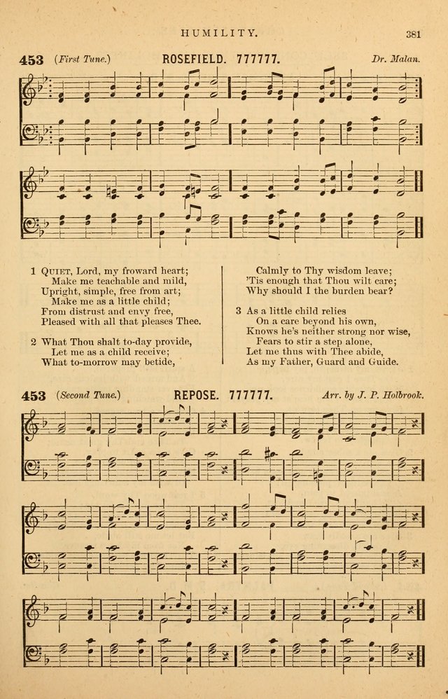 Hymnal Companion to the Prayer Book: suited to the special seasons of the Christian year, and other occasions of public worship, as well as for use in the Sunday-school...With accompanying tunes page 384