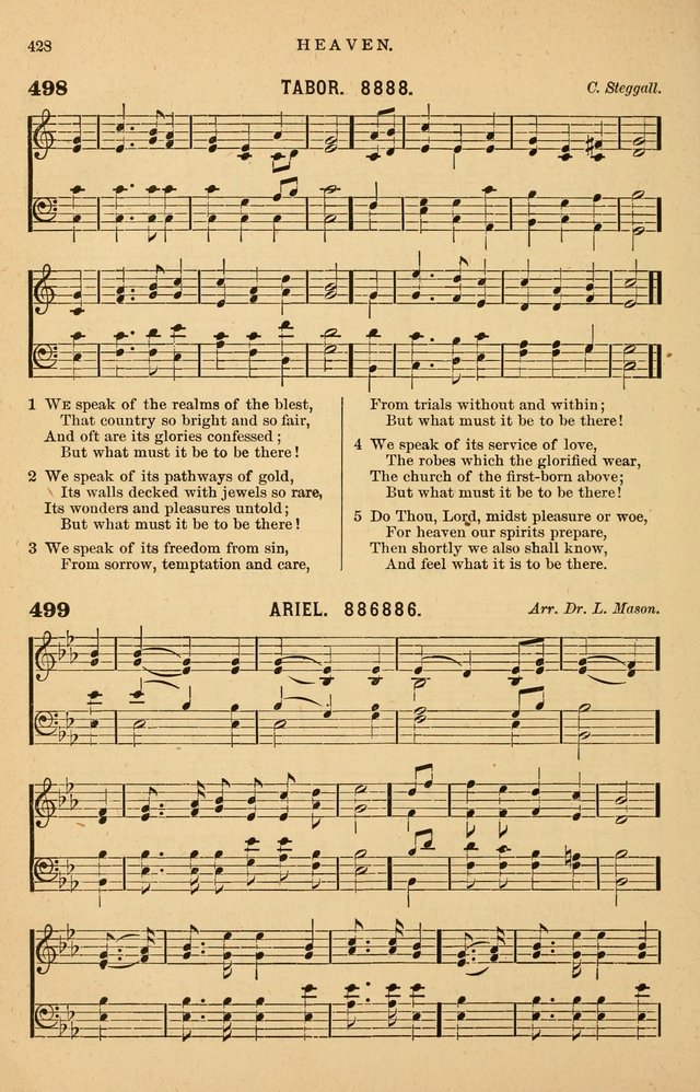 Hymnal Companion to the Prayer Book: suited to the special seasons of the Christian year, and other occasions of public worship, as well as for use in the Sunday-school...With accompanying tunes page 431