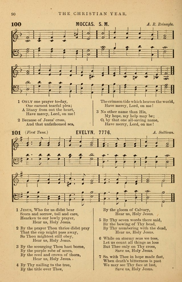 Hymnal Companion to the Prayer Book: suited to the special seasons of the Christian year, and other occasions of public worship, as well as for use in the Sunday-school...With accompanying tunes page 91