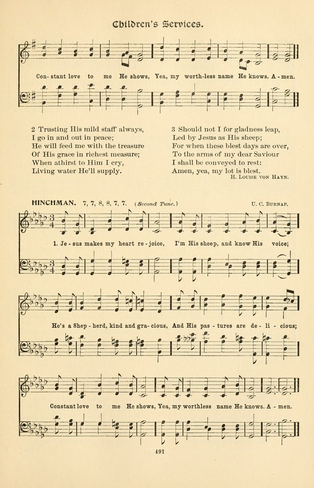 Hymnal Companion to the Prayer Book: with accompanying tunes page 501