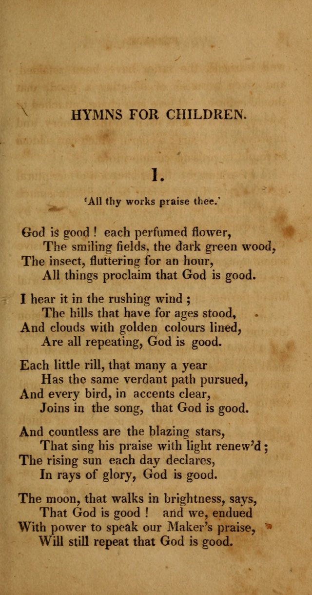 Hymns for Children, Selected and Altered page 2
