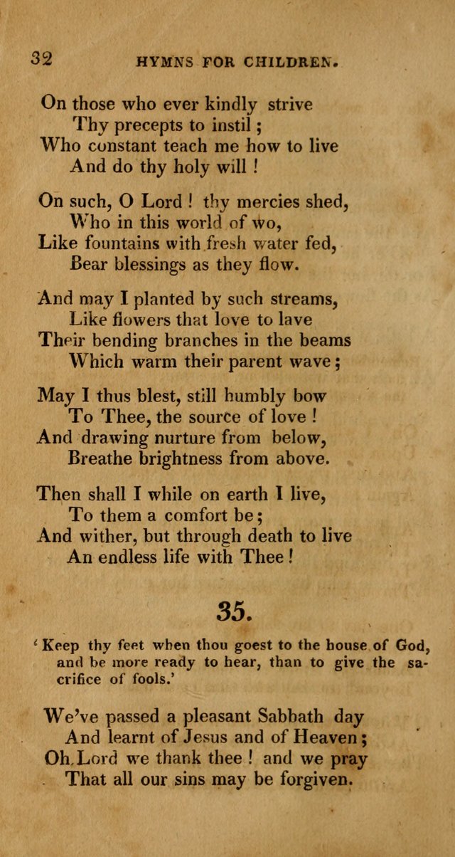 Hymns for Children, Selected and Altered page 25