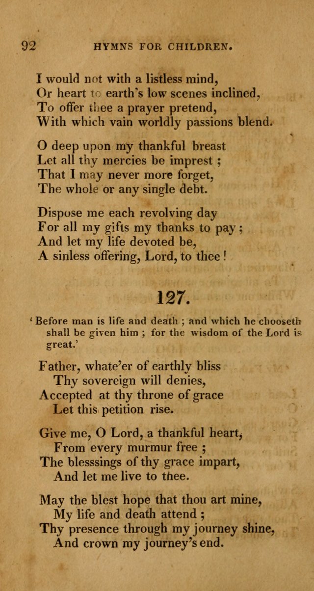 Hymns for Children, Selected and Altered page 85