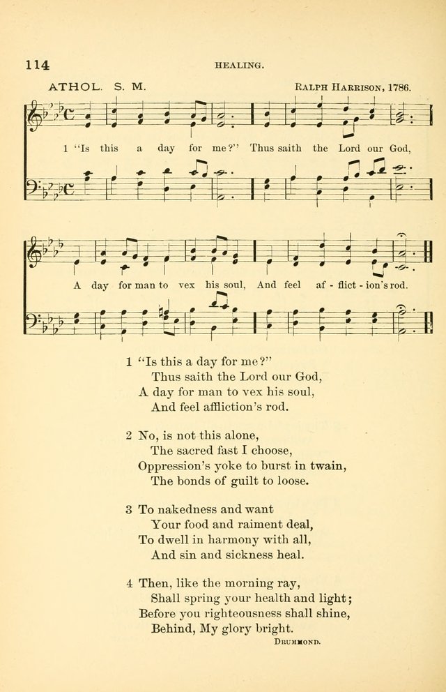 Hymnal for Christian Science Church and Sunday School Services page 114