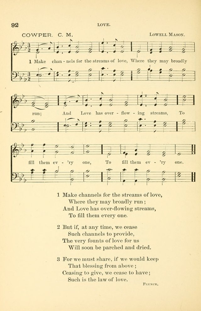 Hymnal for Christian Science Church and Sunday School Services page 92
