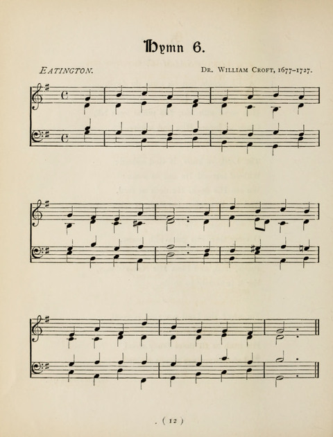 Hymns and Chorales: for schools and colleges page 12