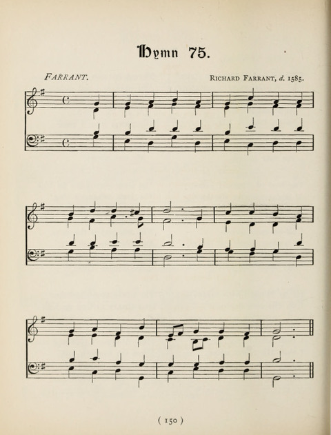Hymns and Chorales: for schools and colleges page 150