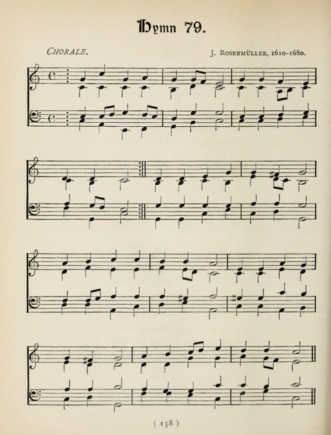Hymns and Chorales: for schools and colleges page 158