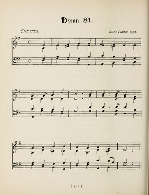 Hymns and Chorales: for schools and colleges page 162