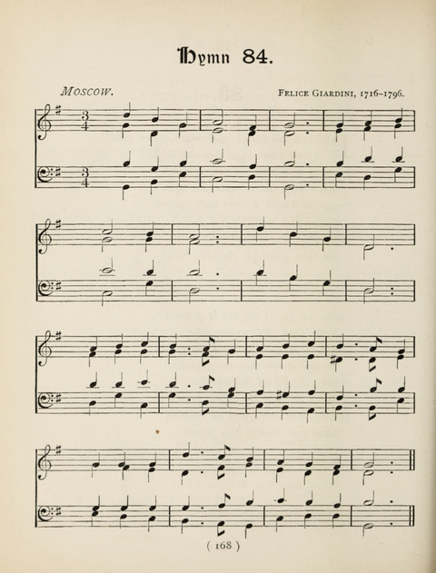 Hymns and Chorales: for schools and colleges page 168