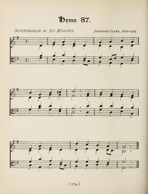 Hymns and Chorales: for schools and colleges page 174