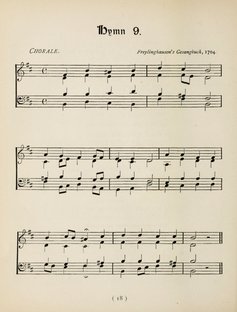 Hymns and Chorales: for schools and colleges page 18