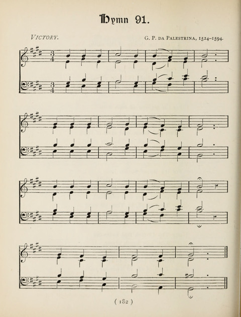 Hymns and Chorales: for schools and colleges page 182